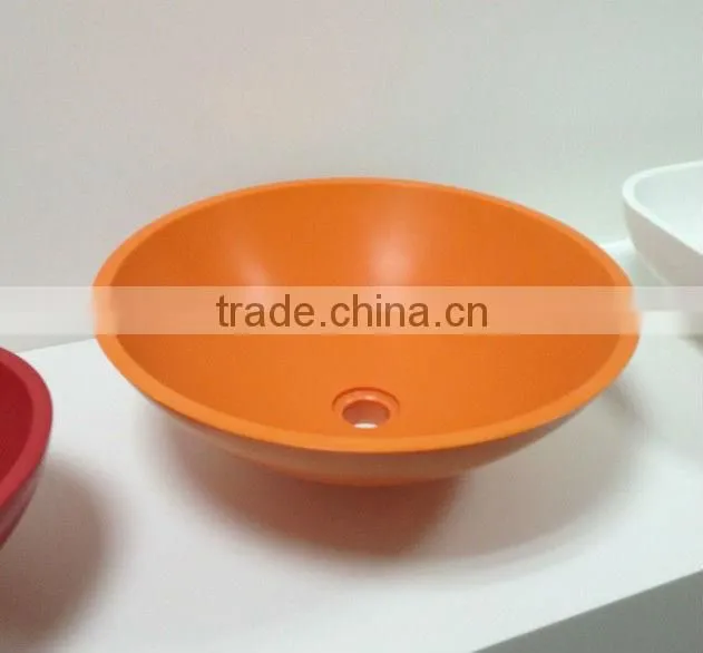 New design bathroom vanity solid surface bathroom art basin