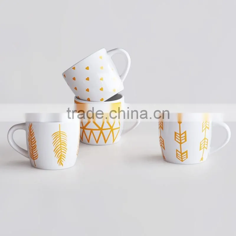 2017 Hot Sale Belly Shape Coffee Mug, Ceramic with Decal