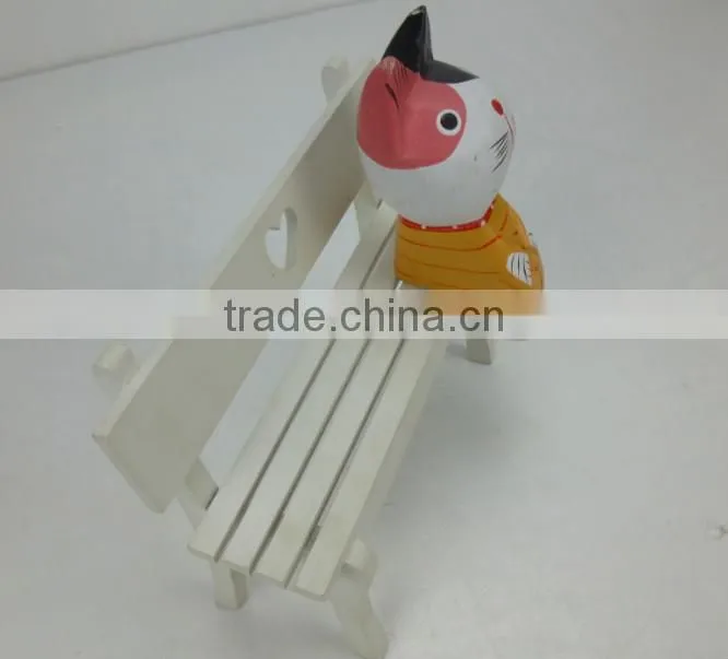 ZAKKA do old mini wooden chair toy,Shooting props,mini bar furniture