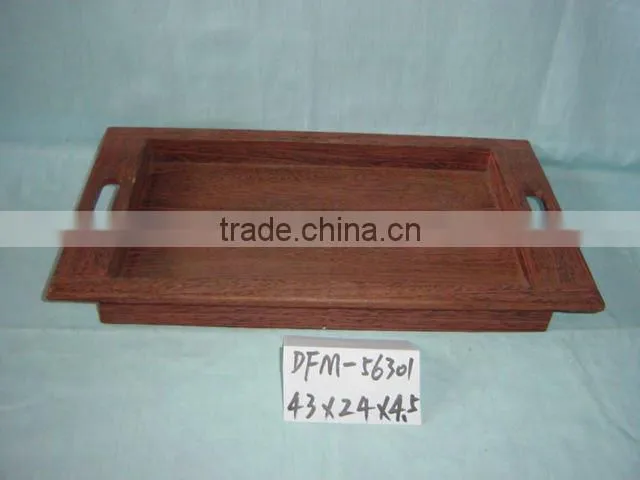 storage carbonize wooden tray ,wooden plate for sale