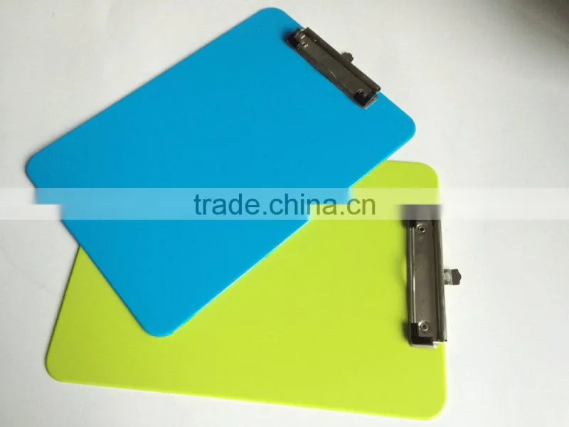 A4 PVC single/double printing clip board for office and school using