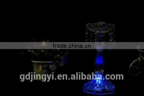 topper decorative LED base Lighted acrylic candle holders