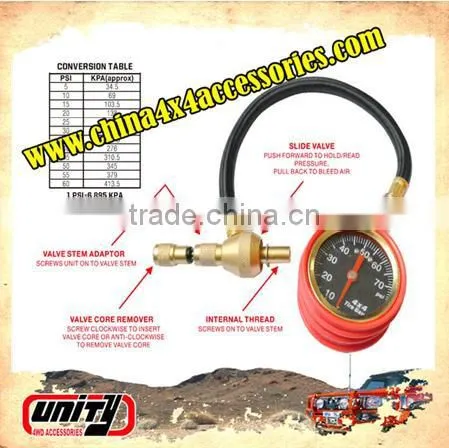 top quality e-z tyre deflator tire gauge tyre deflator gauge