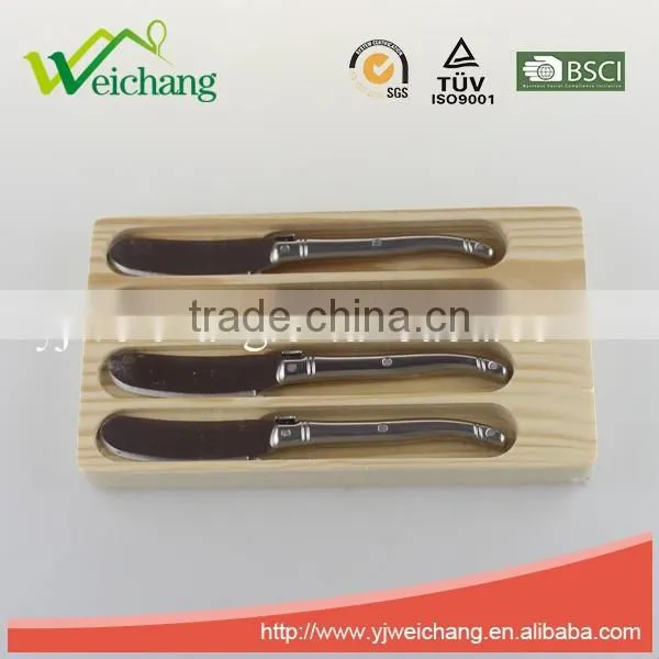 WCE242 High Quality Stainless Steel Cheese Knife 12 Pcs Butter Knife Set