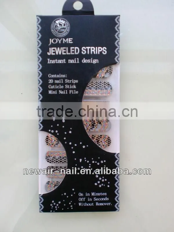 3d crystal full rhinestone diamond nail polish oil diamond stickers