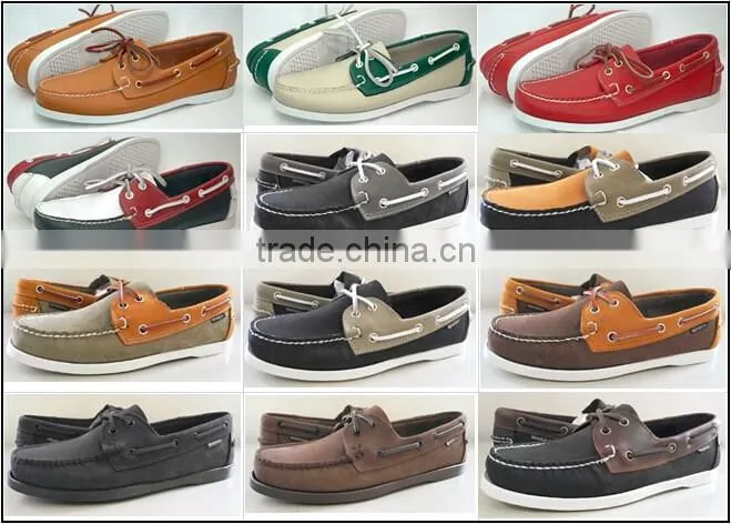 Classic Men's Handsewn Boat Shoes Loafer shoes Slip on shoes