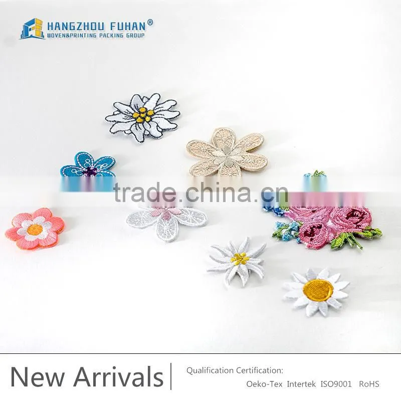 Fabulous Custom Flower Embroidery Patch for Garments