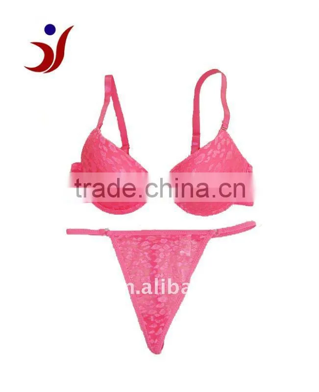 Latest sexy lingerie with jacquard fabric