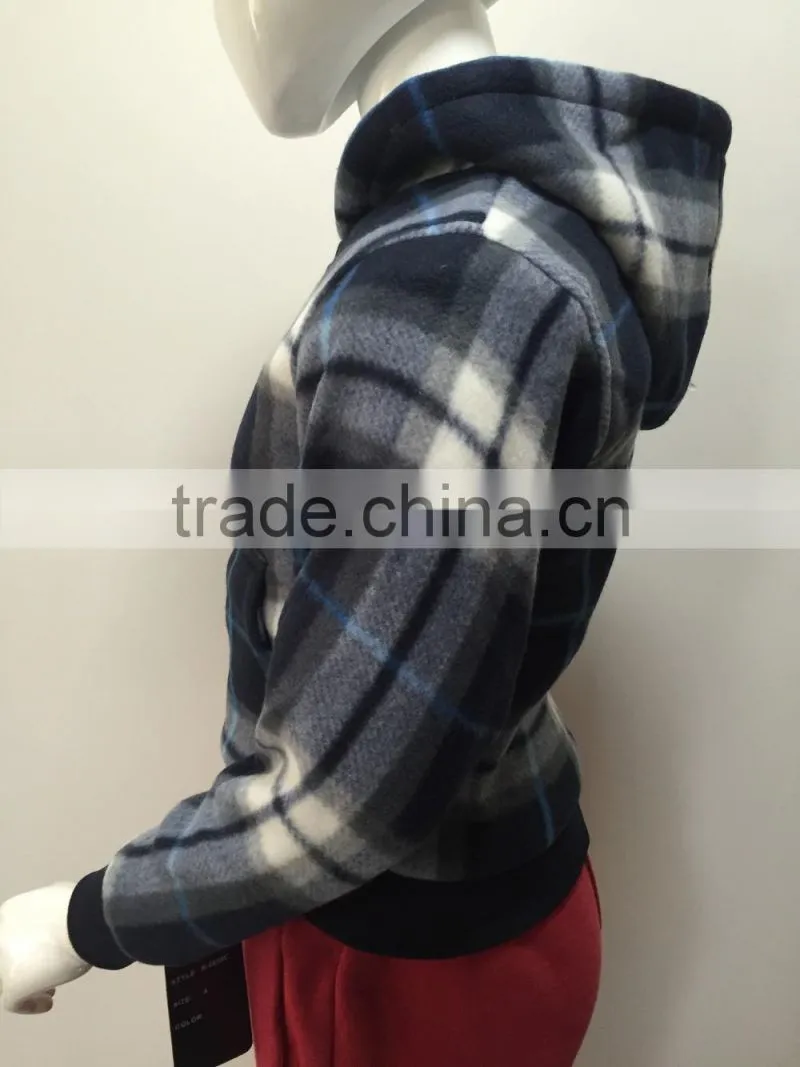 The kid style black shell with white lining cute little boys jacket