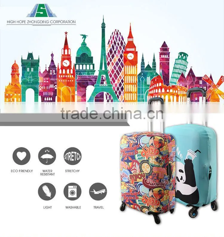 High quality suitcase luggage elastic protector cover
