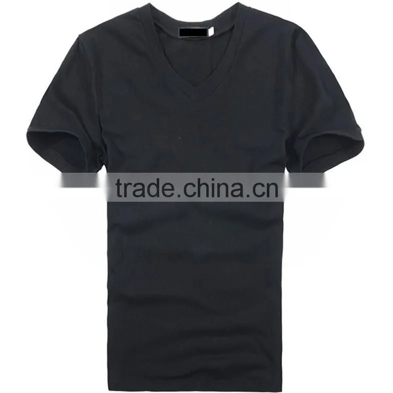 fashion china 2016 wholesale men t shirt v neck