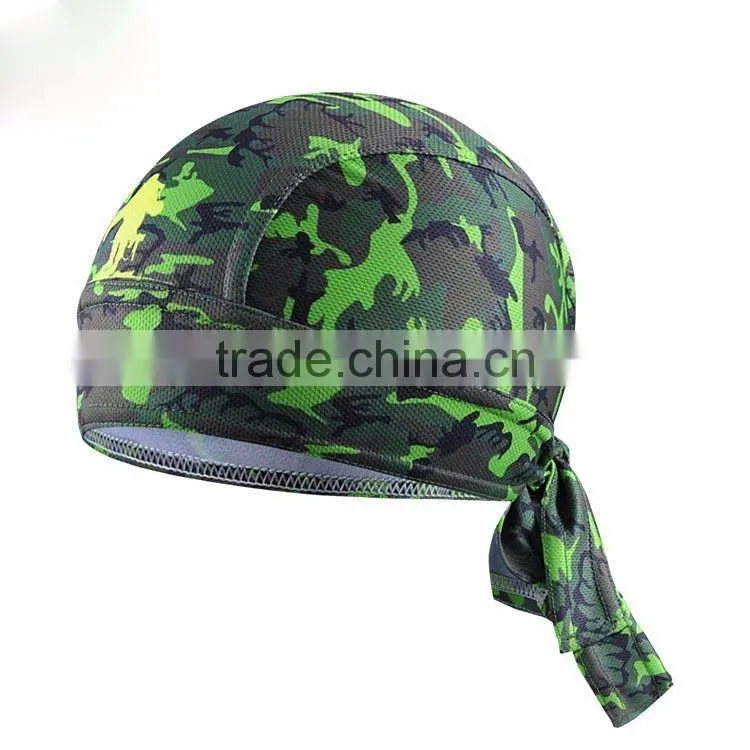 Fashion Camouflage Quick Dry Cool Bike Tour Sun Cycling Cap Head Wear scarf Hat Bicycle Bandana Ciclismo pro team cycle Cap