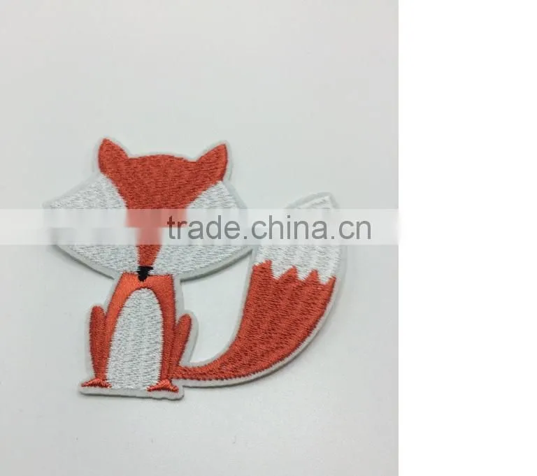 2017Customized fox Embroidery Patch, virious animal Embroidered wholesale Patch