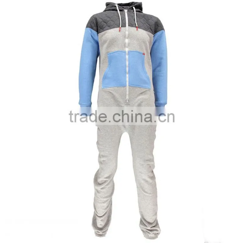 65/35 polyester cotton custom one piece jumpsuit sale plus size adult onesie