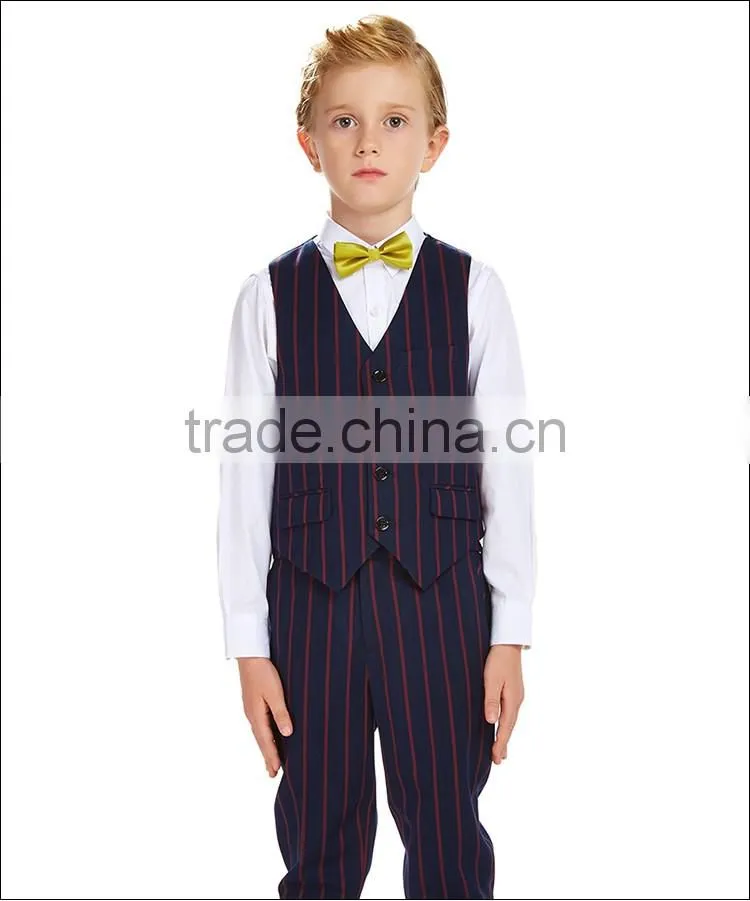 ELPA kids casual suits three pieces vertical stripped party suits for boys