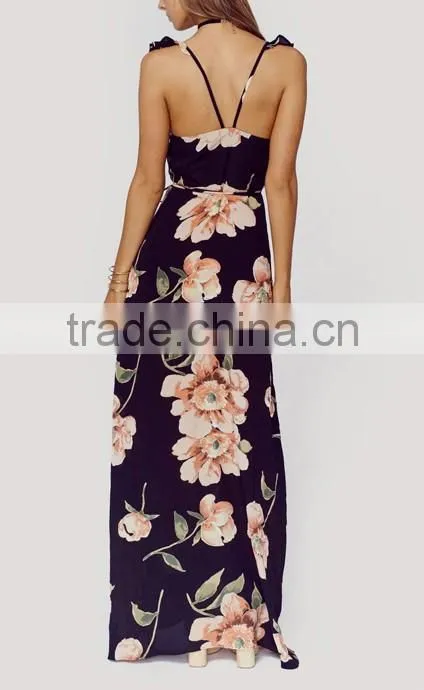 2017 Deep-V Sexy backless Lady dress