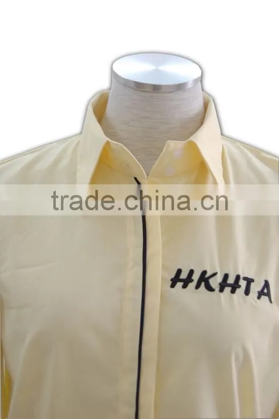 Hot Sales factory price dri-fit fashionable embroidery trim collar shirt