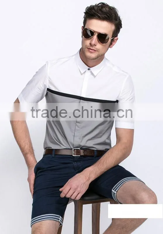 men fashion shirt short sleeve men shirts mixed colors