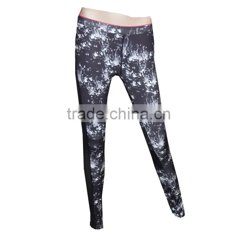 wholesales breathable quick dry with mesh fitness womens yoga pants
