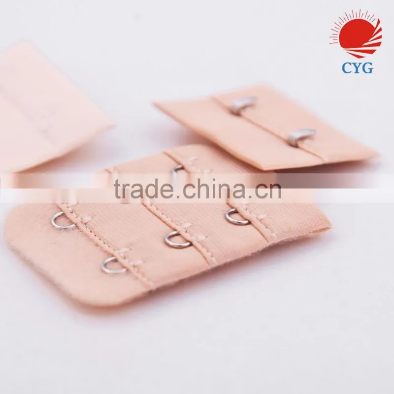 Wholesale nylon blind stitch skin color bra hook and eye tape