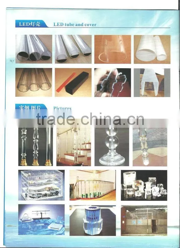 38mm Clear Air Bubble Extruded acrylic rods