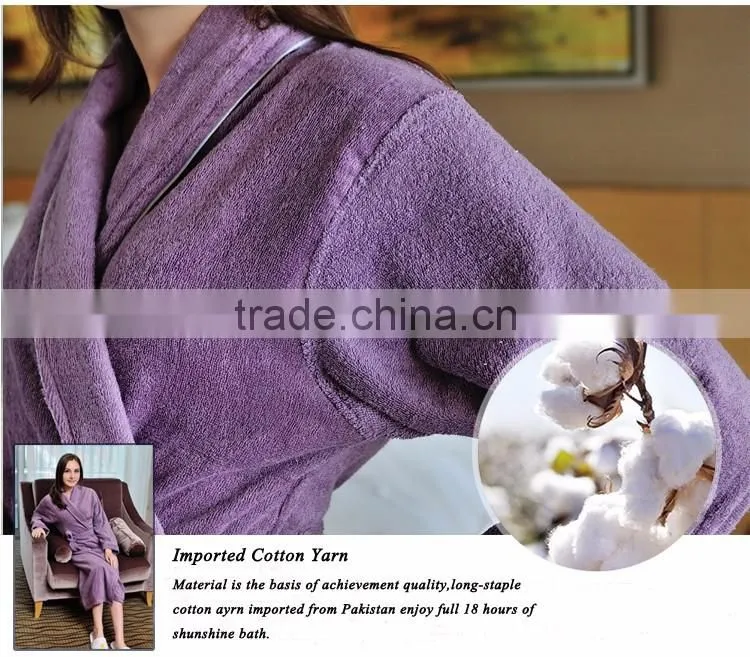 Cotton towel mature sex women bathrobe high quality