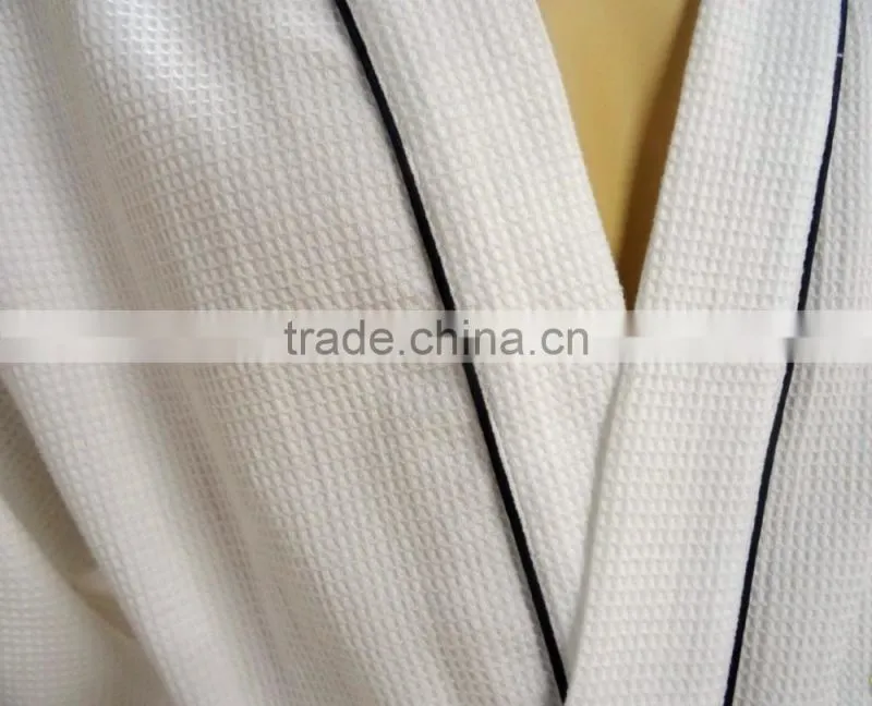 100% cotton waffle children bathrobe for hotel
