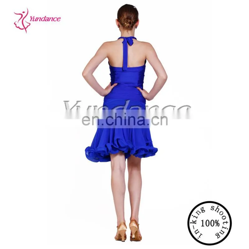 AB001high quality sexy halter lycra dance top