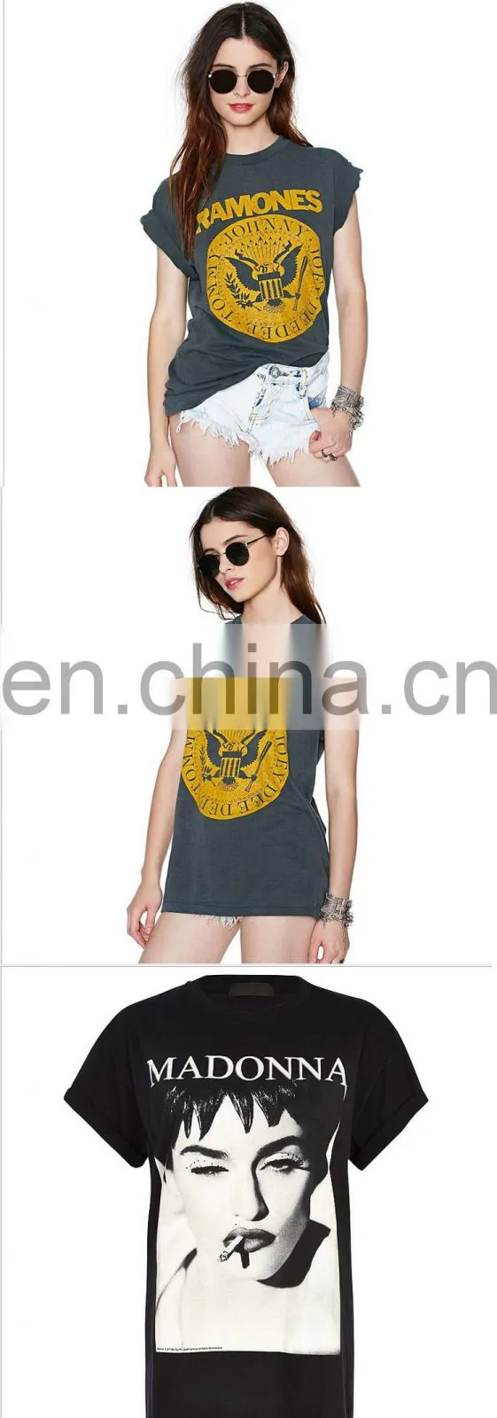 Female chiffon floral print shirts black outdoor clothing shirts