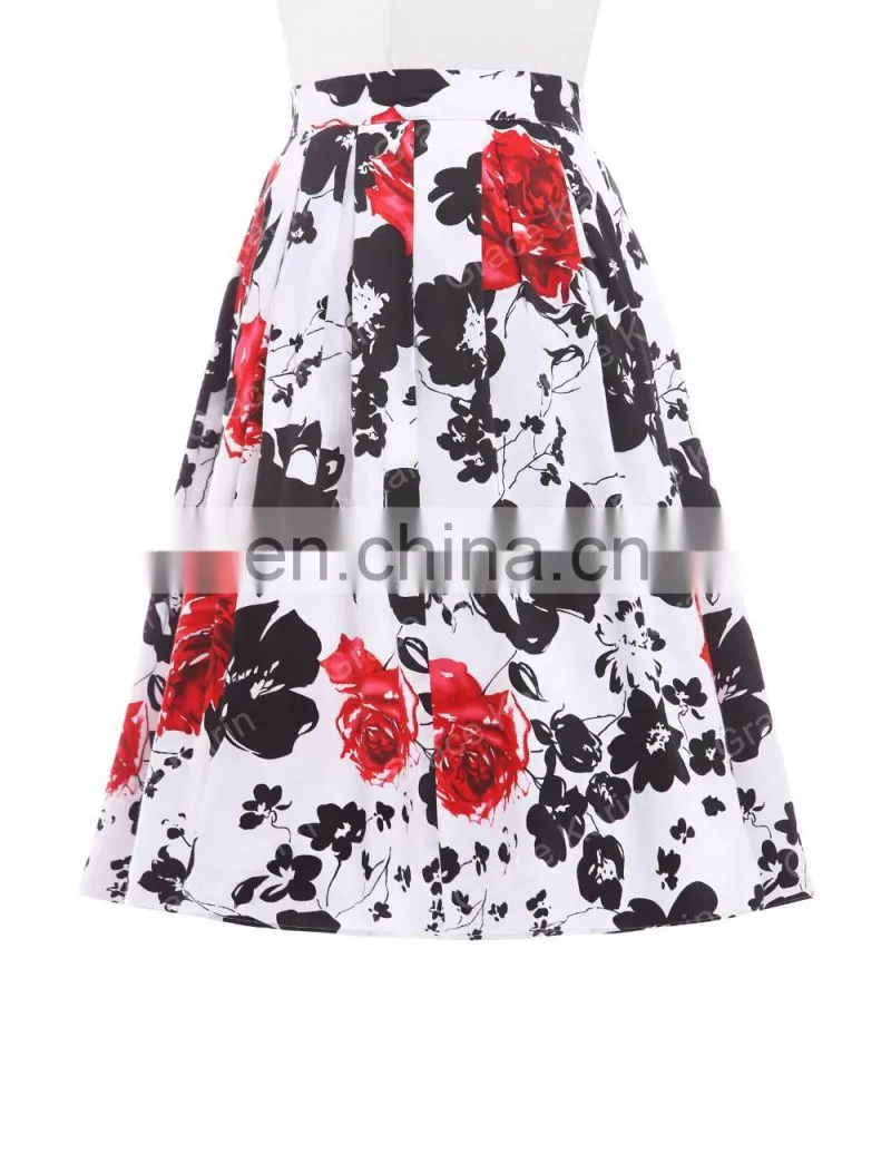 19 Colors ! Grace Karin Cheap Occident Short Vintage Cotton 50s Retro Skirt CL6294-12#