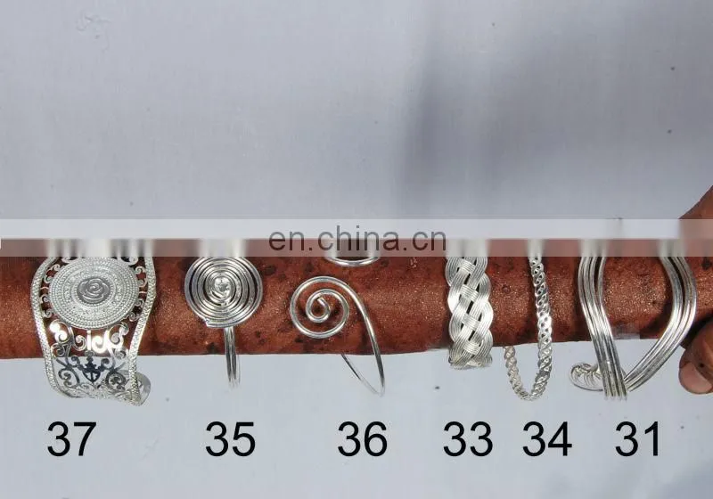 Silver Plated Brass Wide Hand Cuff