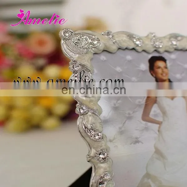 A8023 Wholesale 4*6 size metal wedding photo favors