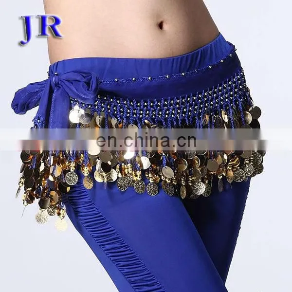 Cheap sequins tassel belly dance hip scarf Y-2010#