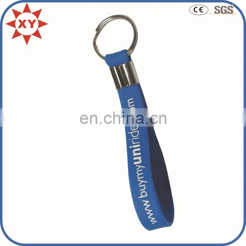 China factory cheap sale soft pvc keychain with lanyard