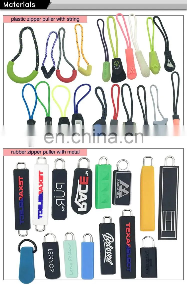 zipper pull charms custom pvc zipper pulls custom made zipper pull