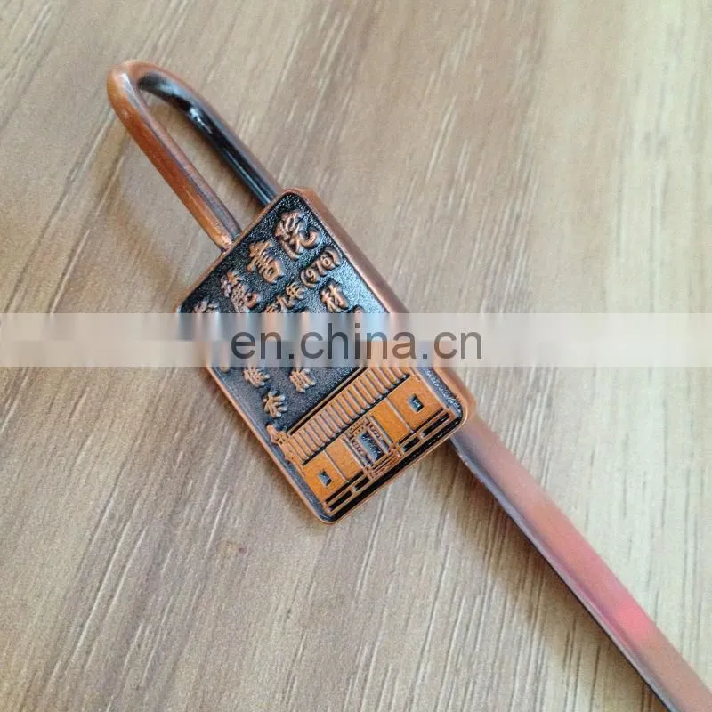 China supplier personalized metal attractive bookmark