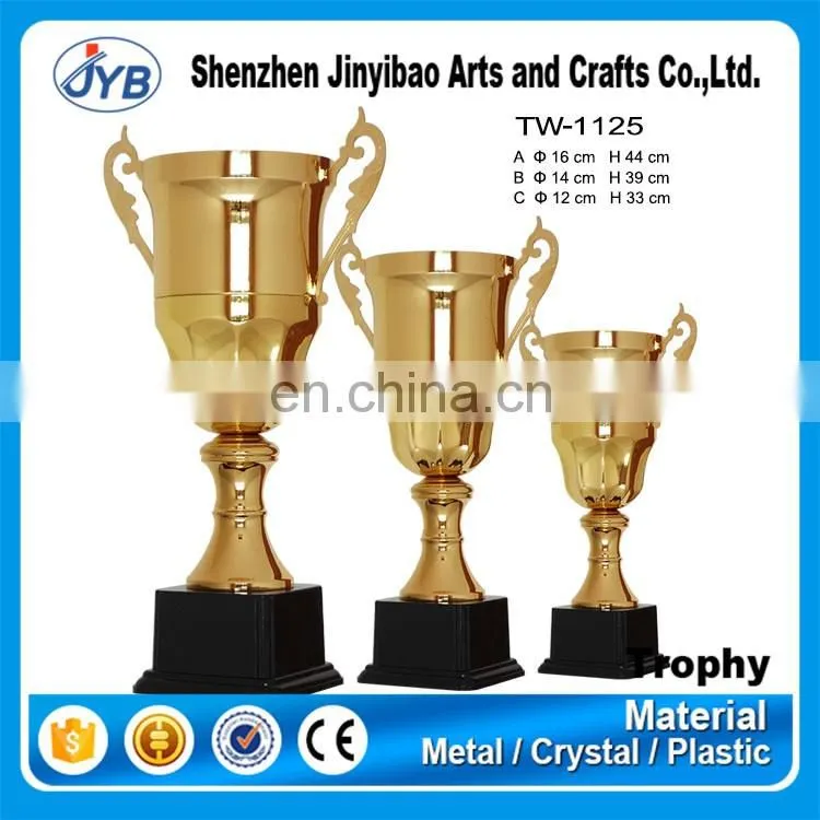Newest hot design wholesale trophy bases gold trophy parts
