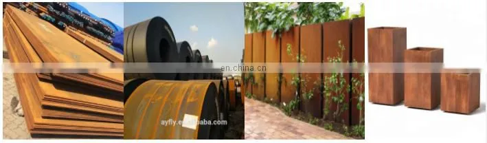 Garden Corten Steel Screen Panels In Steel Sheets