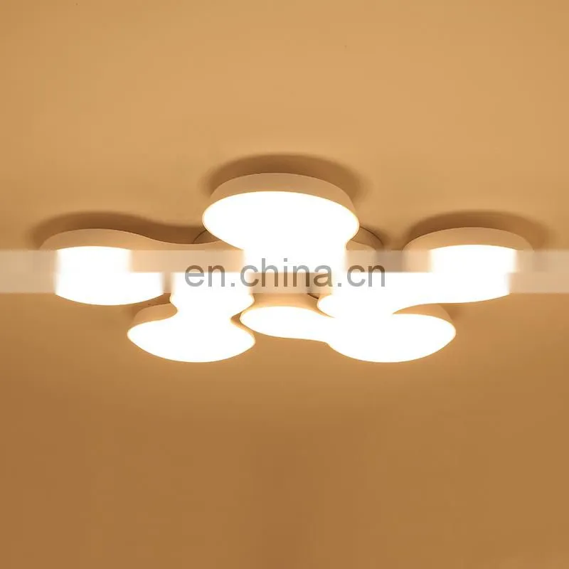 warm creative led ceiling lamp bedroom restaurant living room lights
