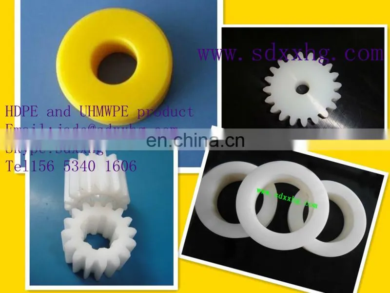 color plastic HDPE blocks for machine parts or construction