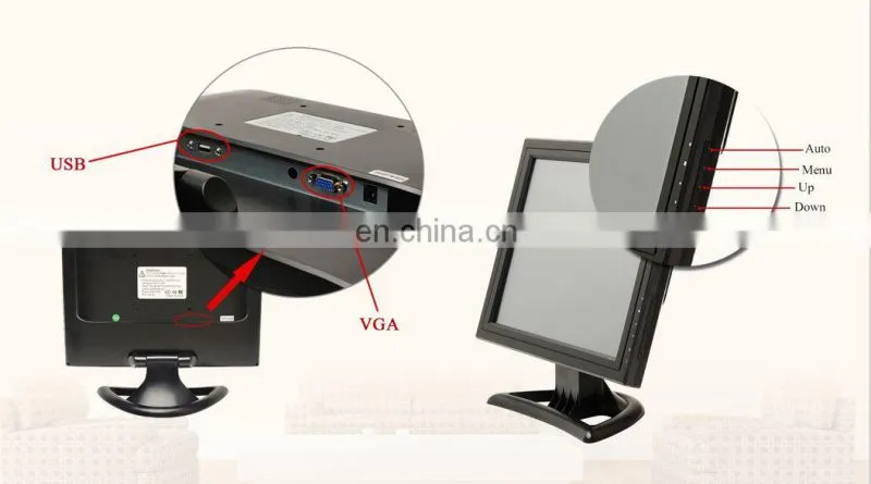 POS Cash Register POS Machine 4G+64G with 15inch Touch Screen Monitor WiFi Module Windows 10 for Small Business Double Screen