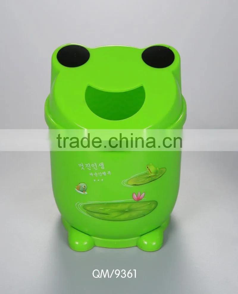 Plastic Mini mushroom Table Trash Can/waste bin