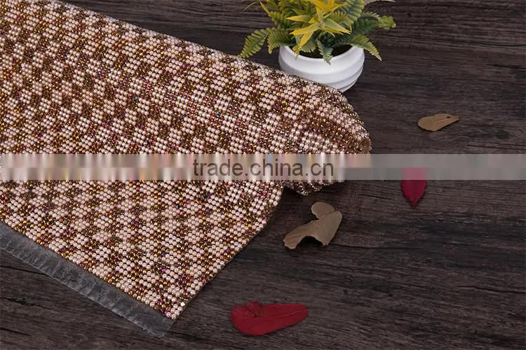 Fashion Design Crystal Rhinestone Mesh Trim Rhinestone Sheet