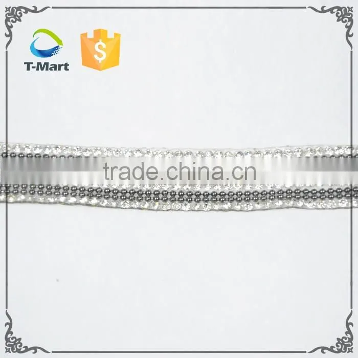 popular girls high quality crystal stone trimming for decorating bags