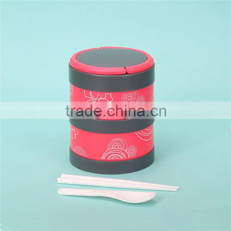 SS 630ml thermos tiffin carrier /insluated tiffin lunch box
