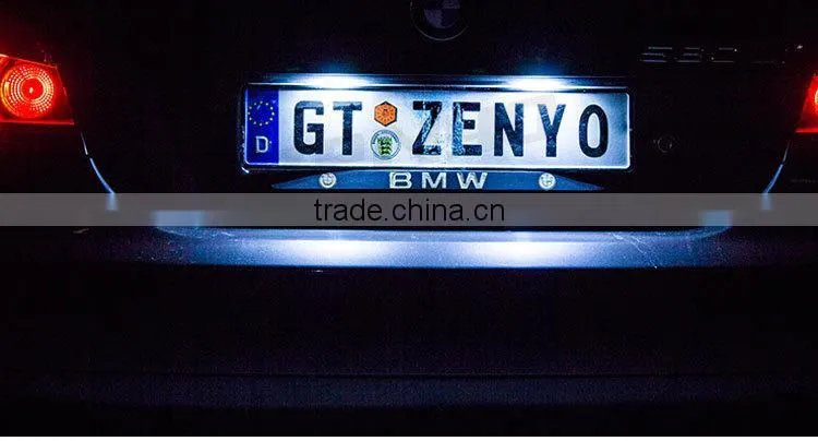 zenyo factory price 12 months warranty energy-saving led license plate light for BMW E93 M3 4D sedan