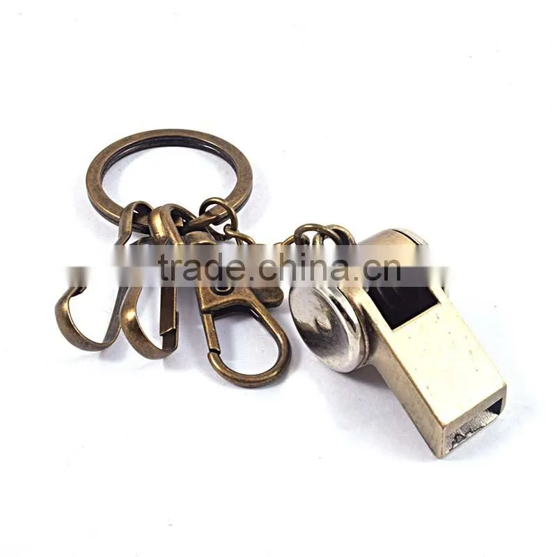 alibaba china supplier cheap alloy whistle keychain