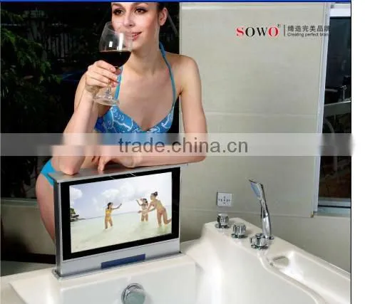 High quality 17 inch waterproof bathtub TV