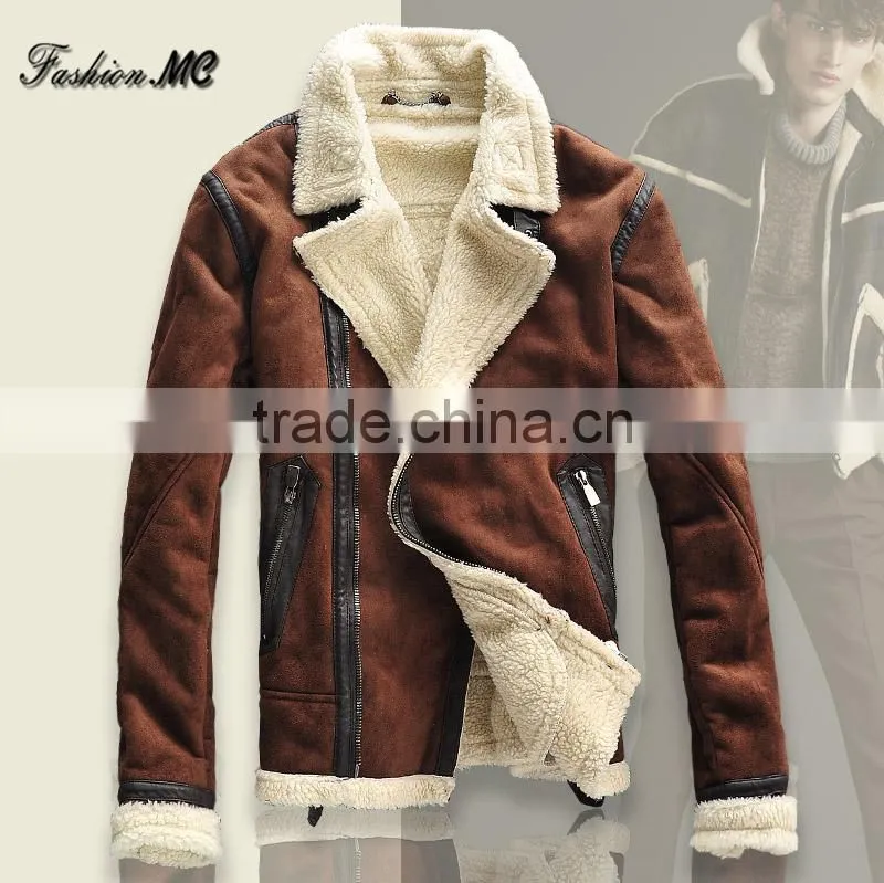 wholesale mocks suede overcoat fabric for outer garment coat jacket
