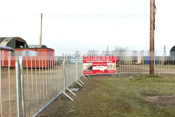 Hot dip galvanised 1100X2100mm crowd control barrier